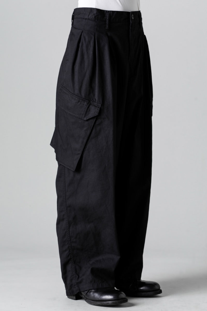 12 Tuck Work Pants  Black