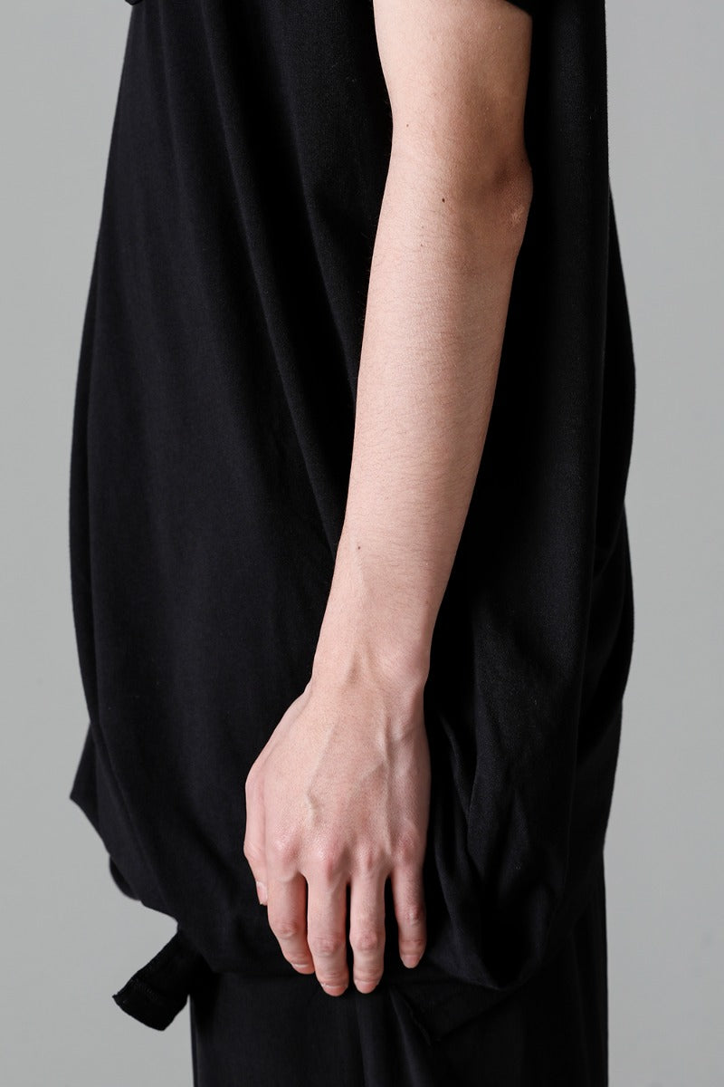 ドレープ ハーフ スリーブ