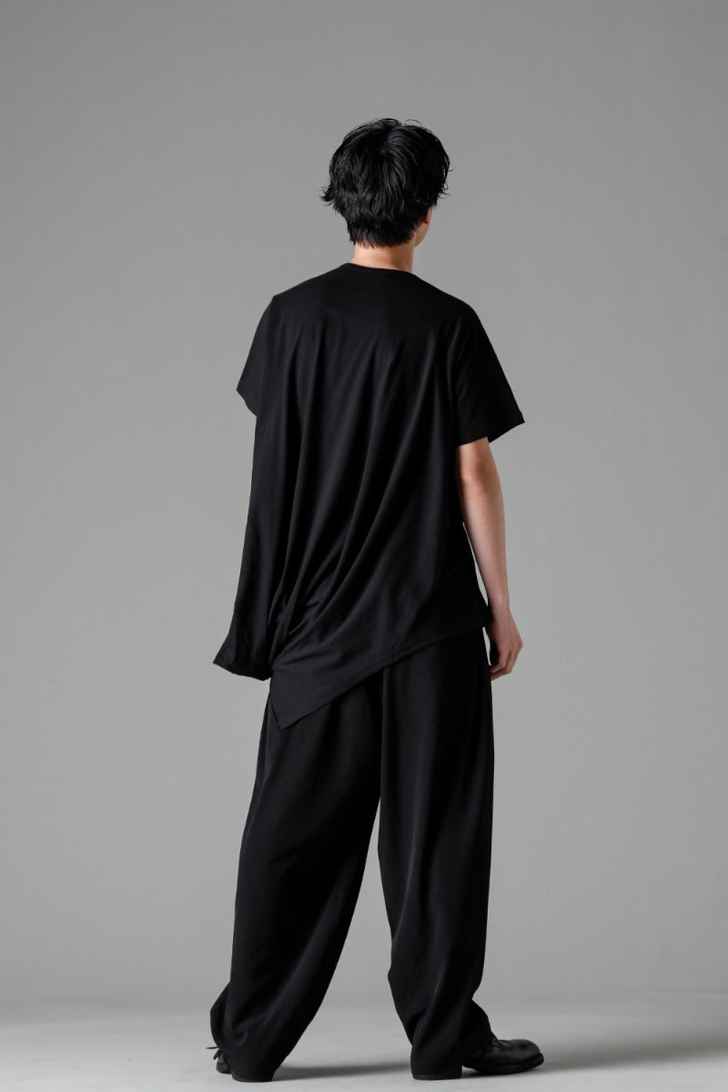 ドレープ ハーフ スリーブ