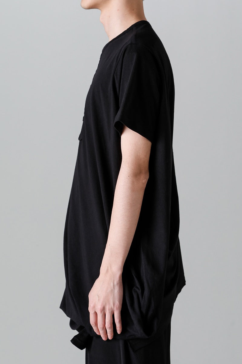 ドレープ ハーフ スリーブ