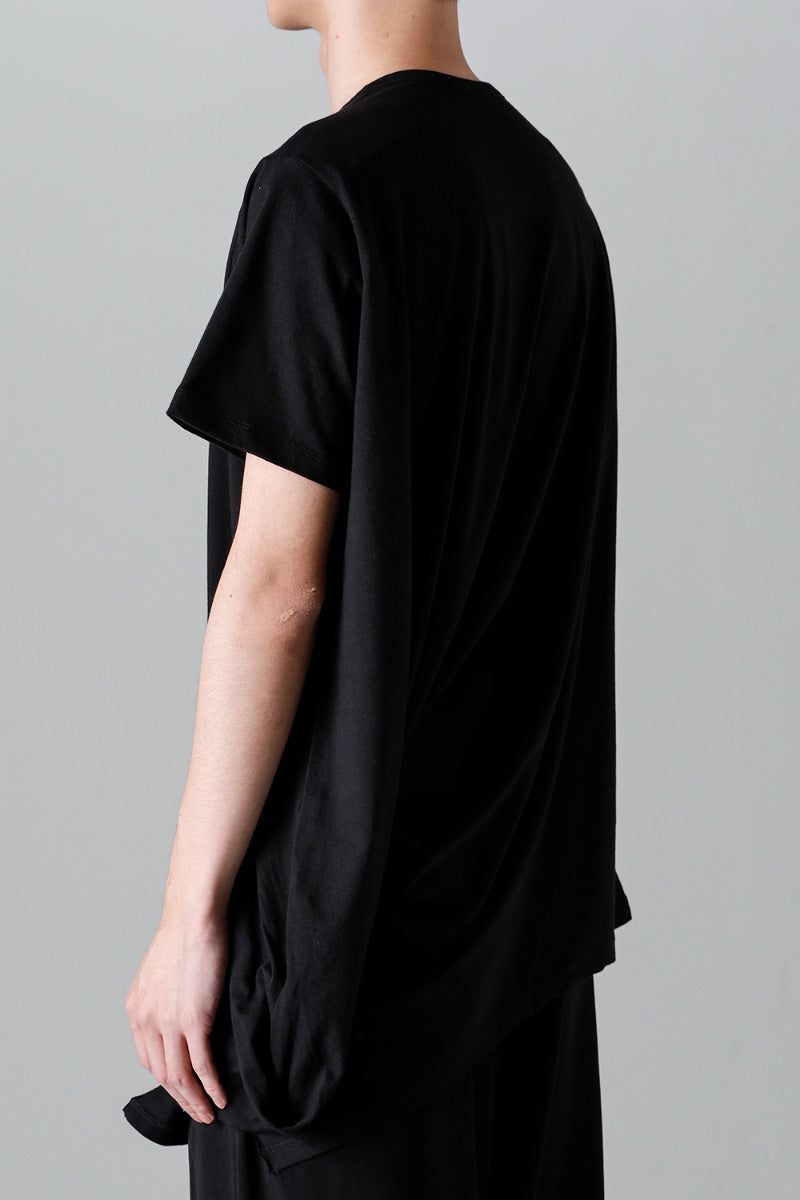 ドレープ ハーフ スリーブ