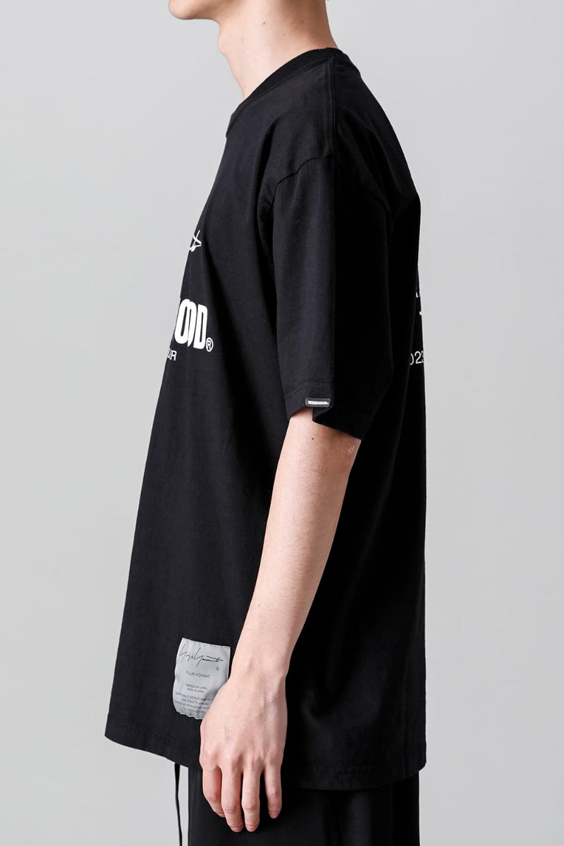 Crewneck Sleeve T-Shirts Black