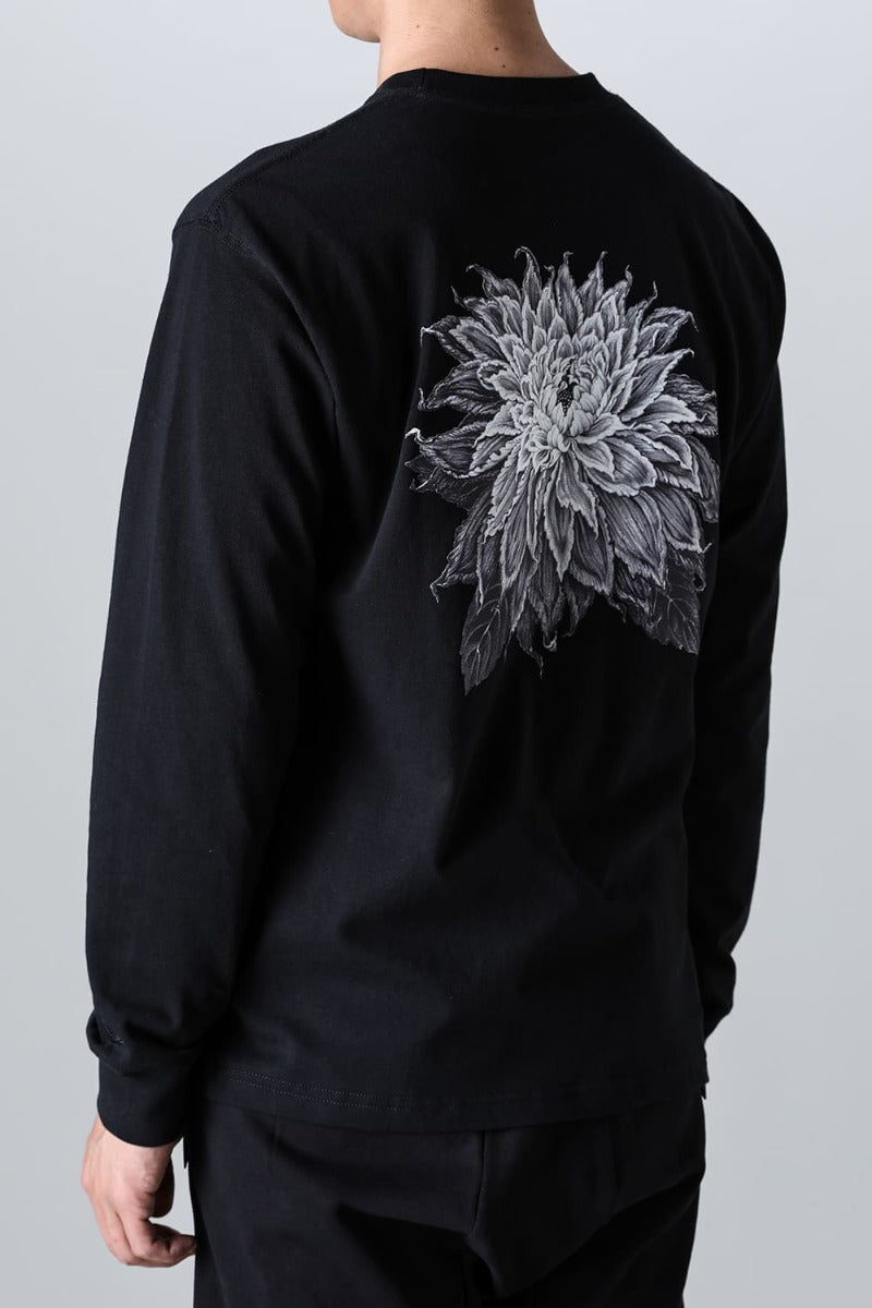 New Era × Yohji Yamamoto Dahlia Long Sleeve T-Shirt