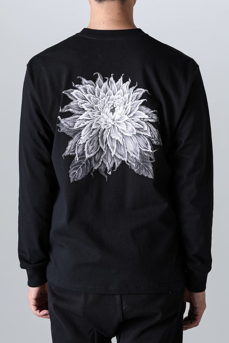New Era × Yohji Yamamoto Dahlia Long Sleeve T-Shirt