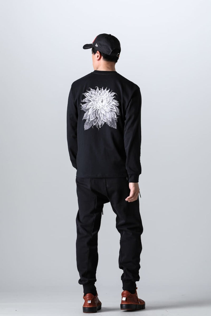 New Era × Yohji Yamamoto Dahlia Long Sleeve T-Shirt