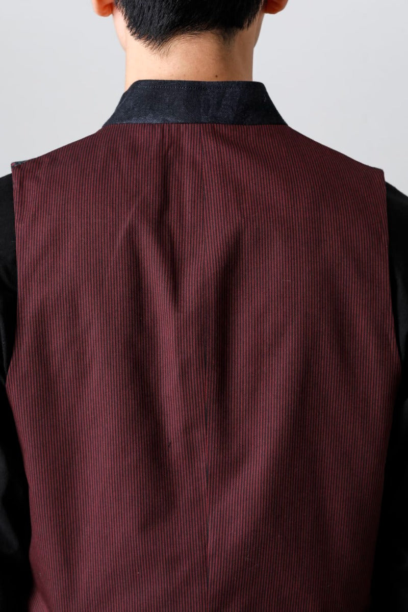 Indra Design Vest With Collar