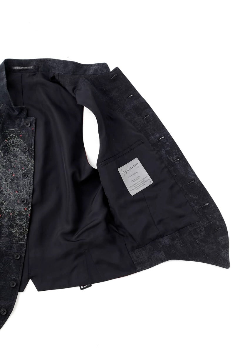 Indra Design Vest With Collar