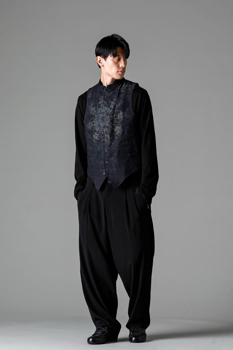 Indra Design Vest With Collar