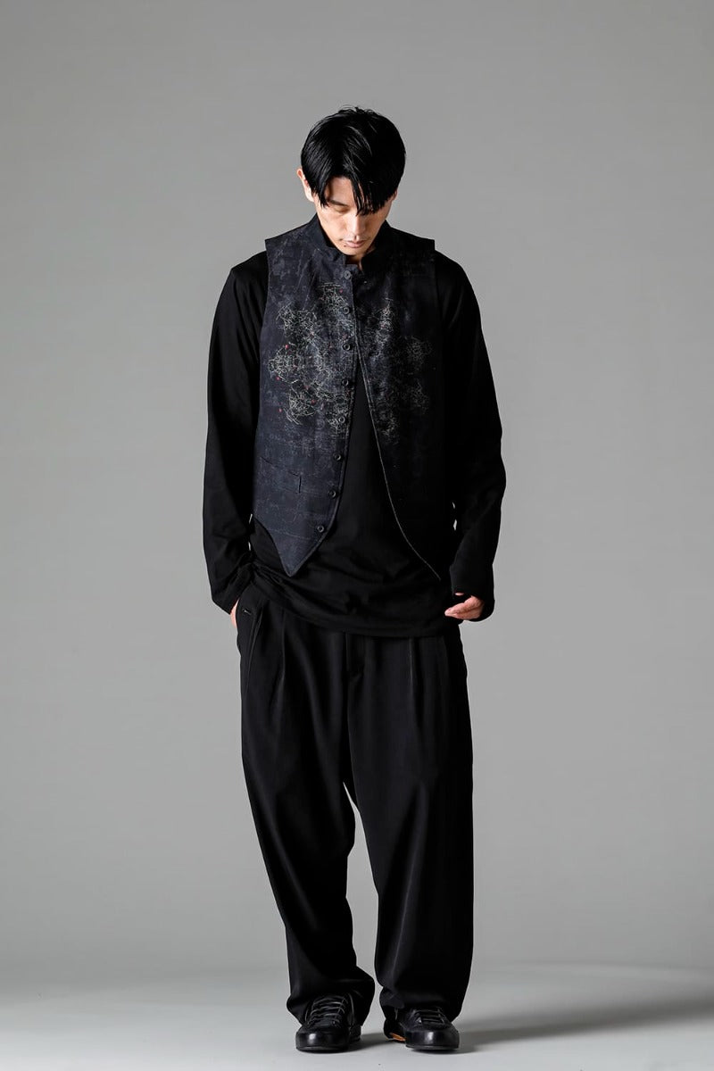 Indra Design Vest With Collar