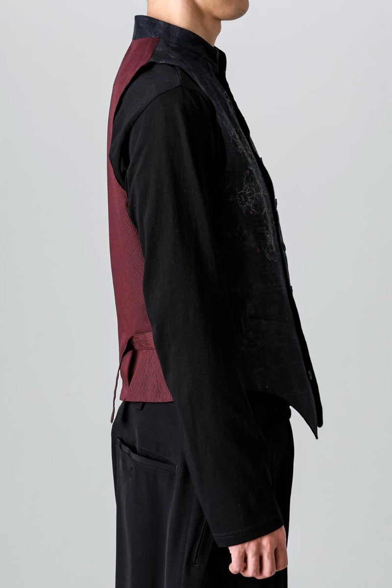 Indra Design Vest With Collar