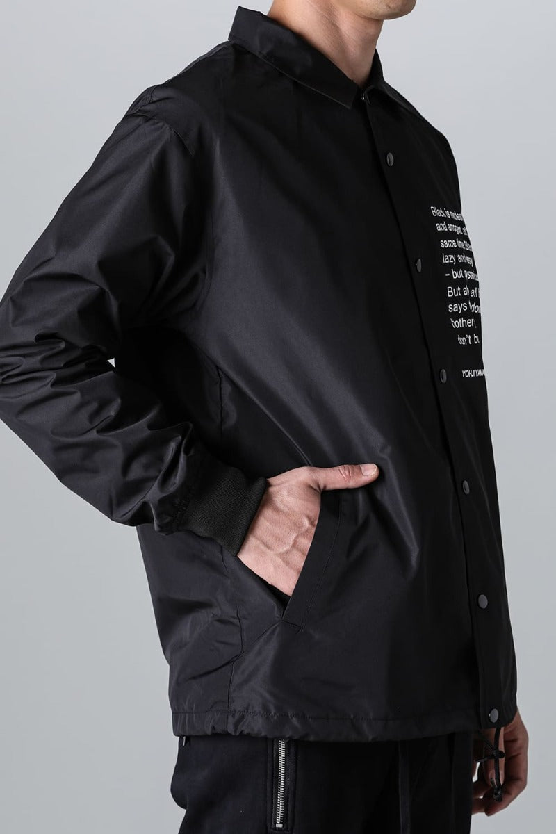 New Era × Yohji Yamamoto Dahlia Coach Jacket