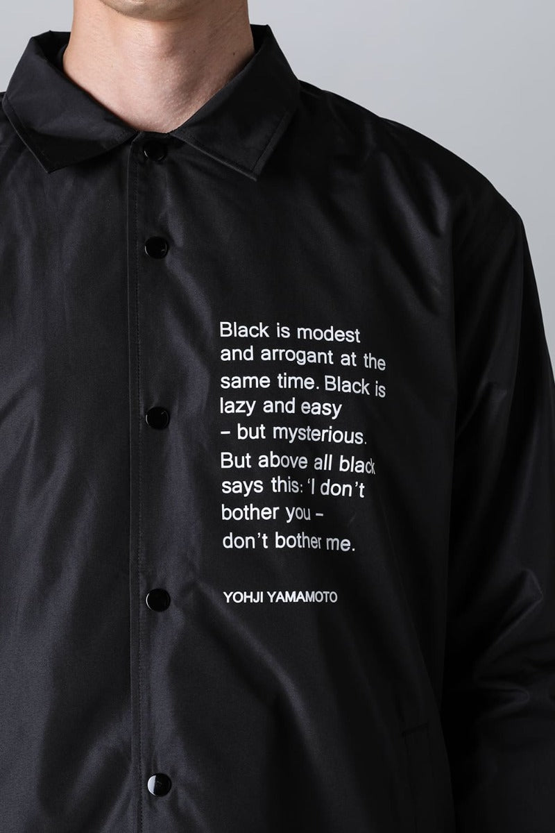 New Era × Yohji Yamamoto Dahlia Coach Jacket