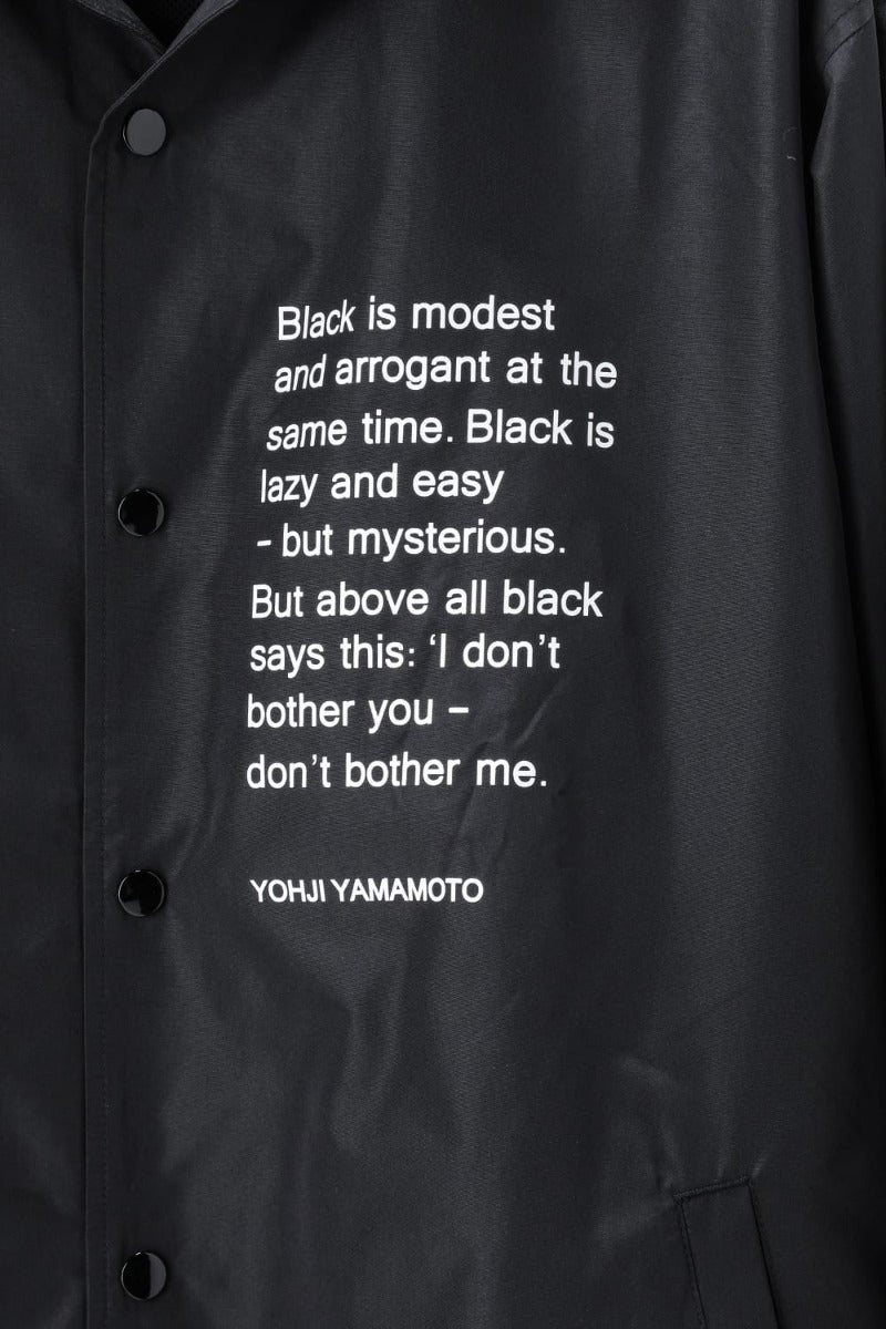 New Era × Yohji Yamamoto Dahlia Coach Jacket