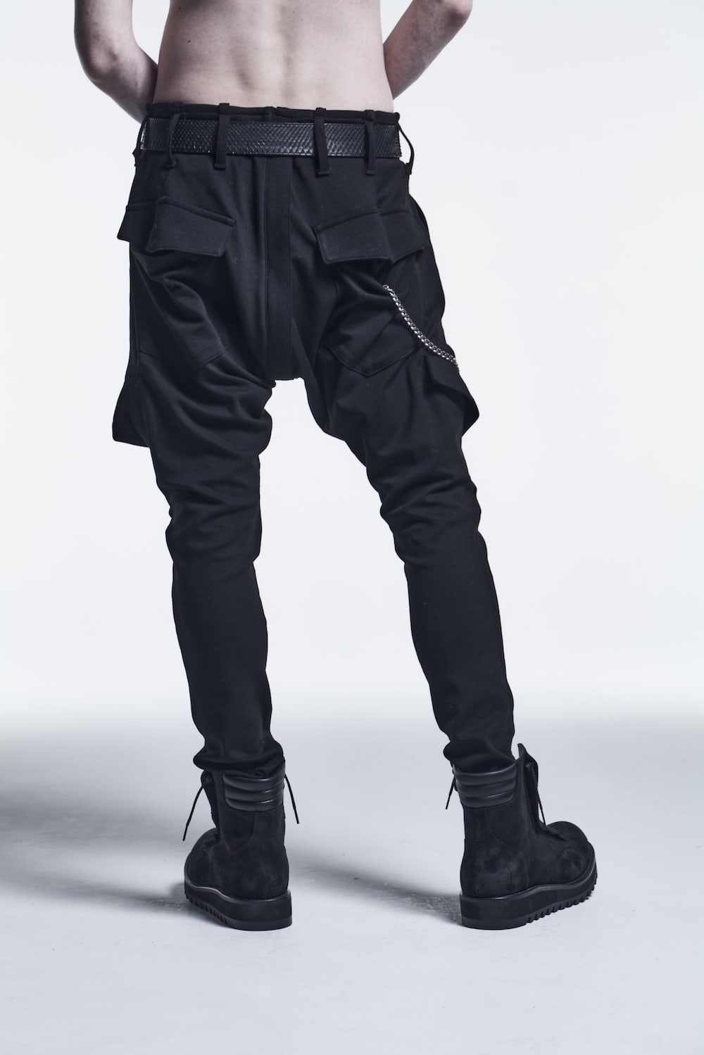 Saruel Cargo Pants Black