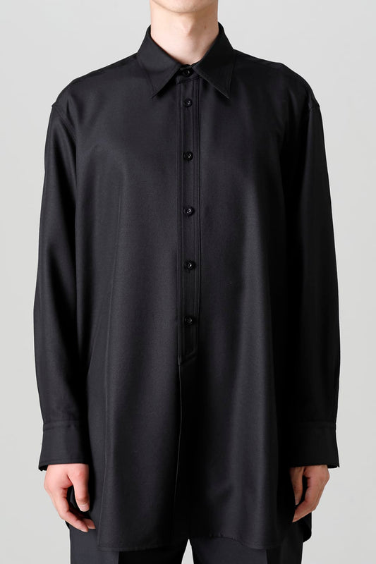Middle Length Shirt Black