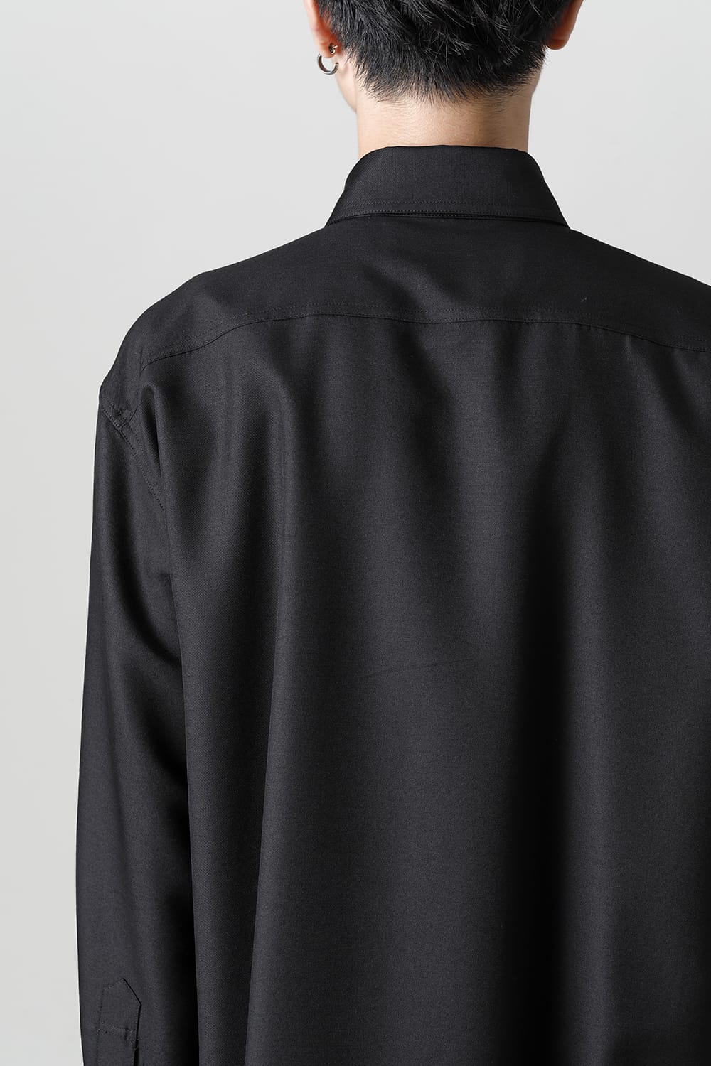 Middle Length Shirt Black