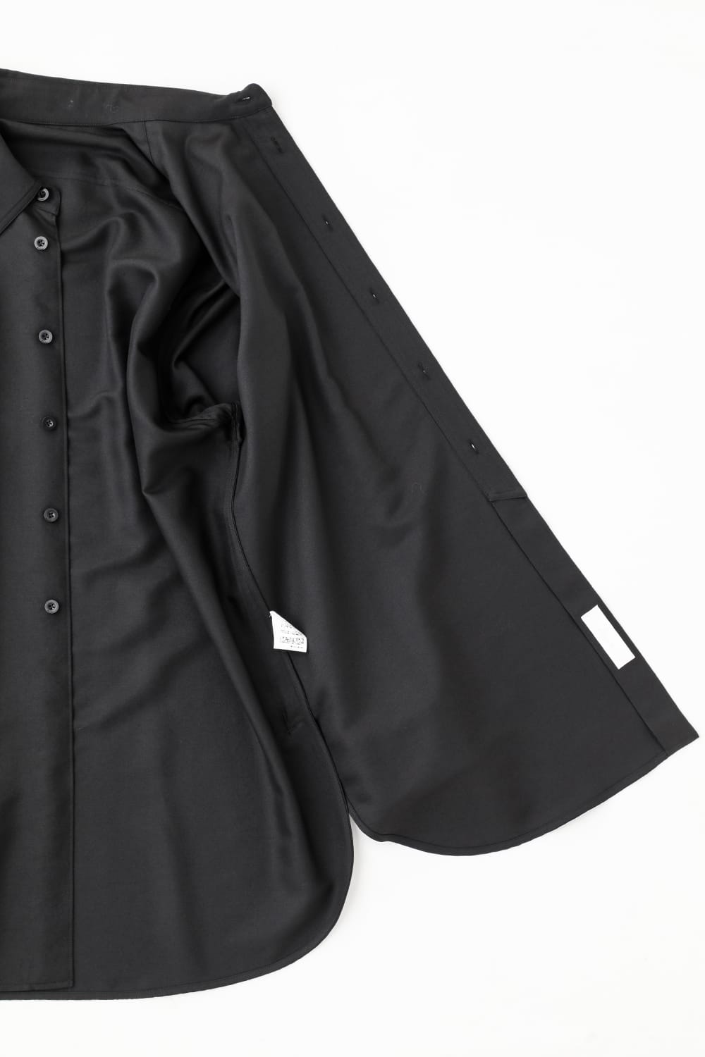 Middle Length Shirt Black