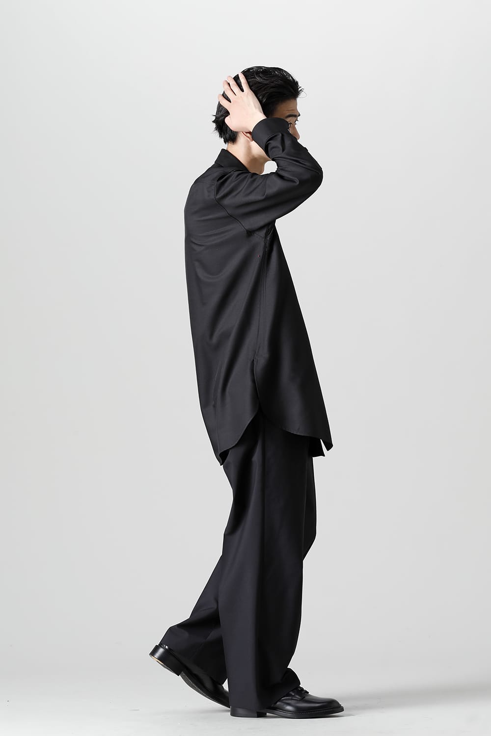 Middle Length Shirt Black