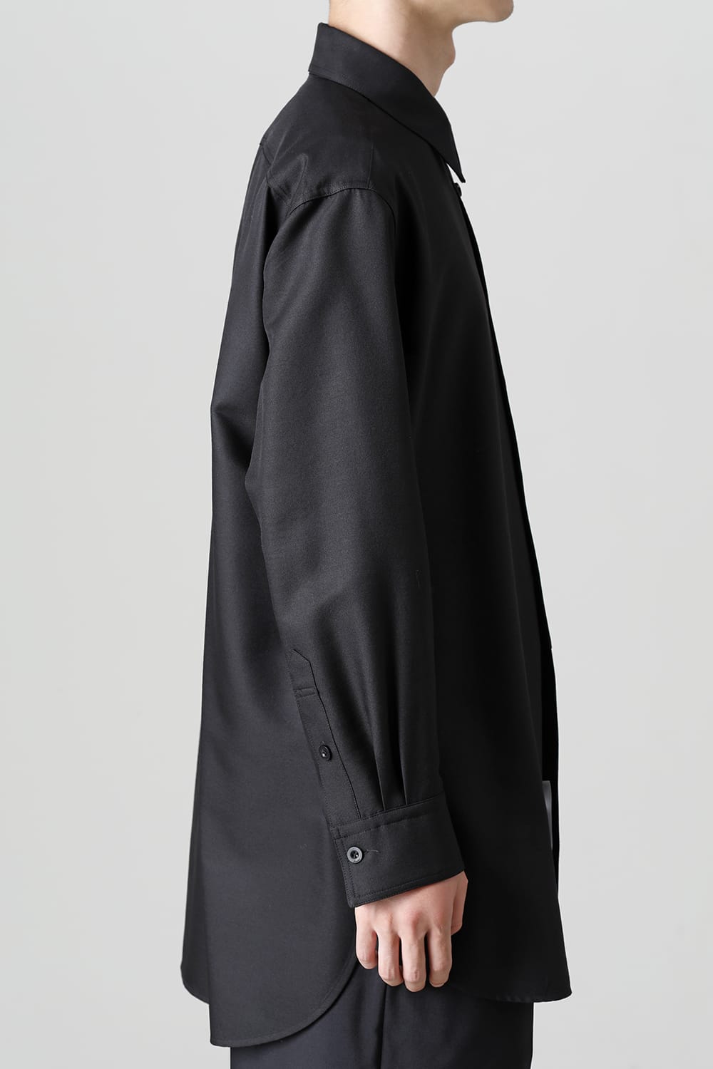 Middle Length Shirt Black