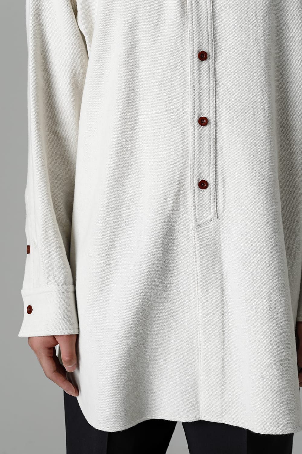Middle Length Shirt Ivory