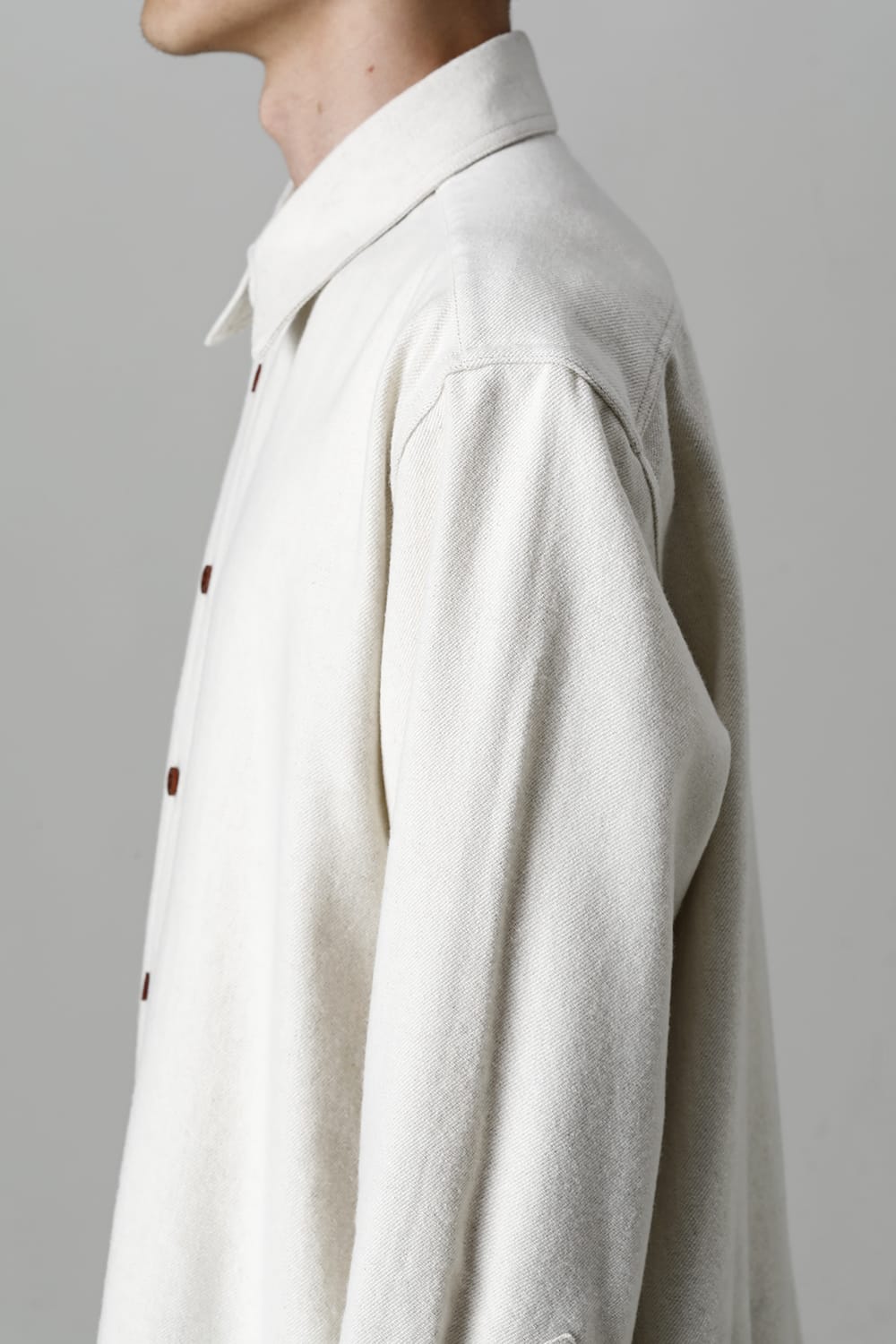 Middle Length Shirt Ivory