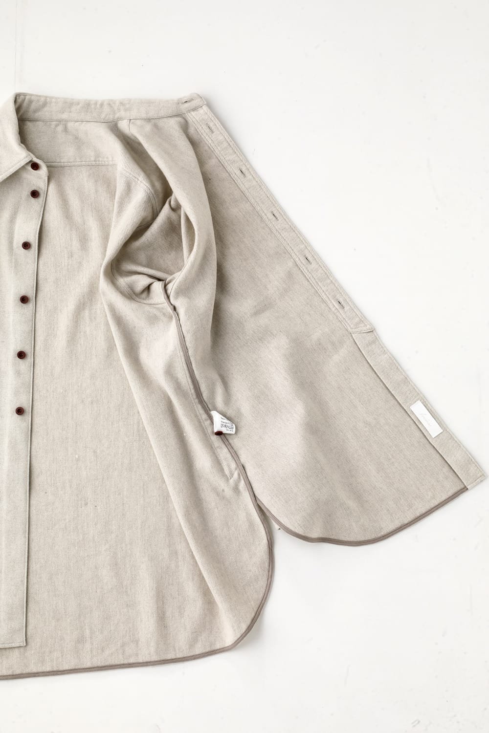 Middle Length Shirt Ivory