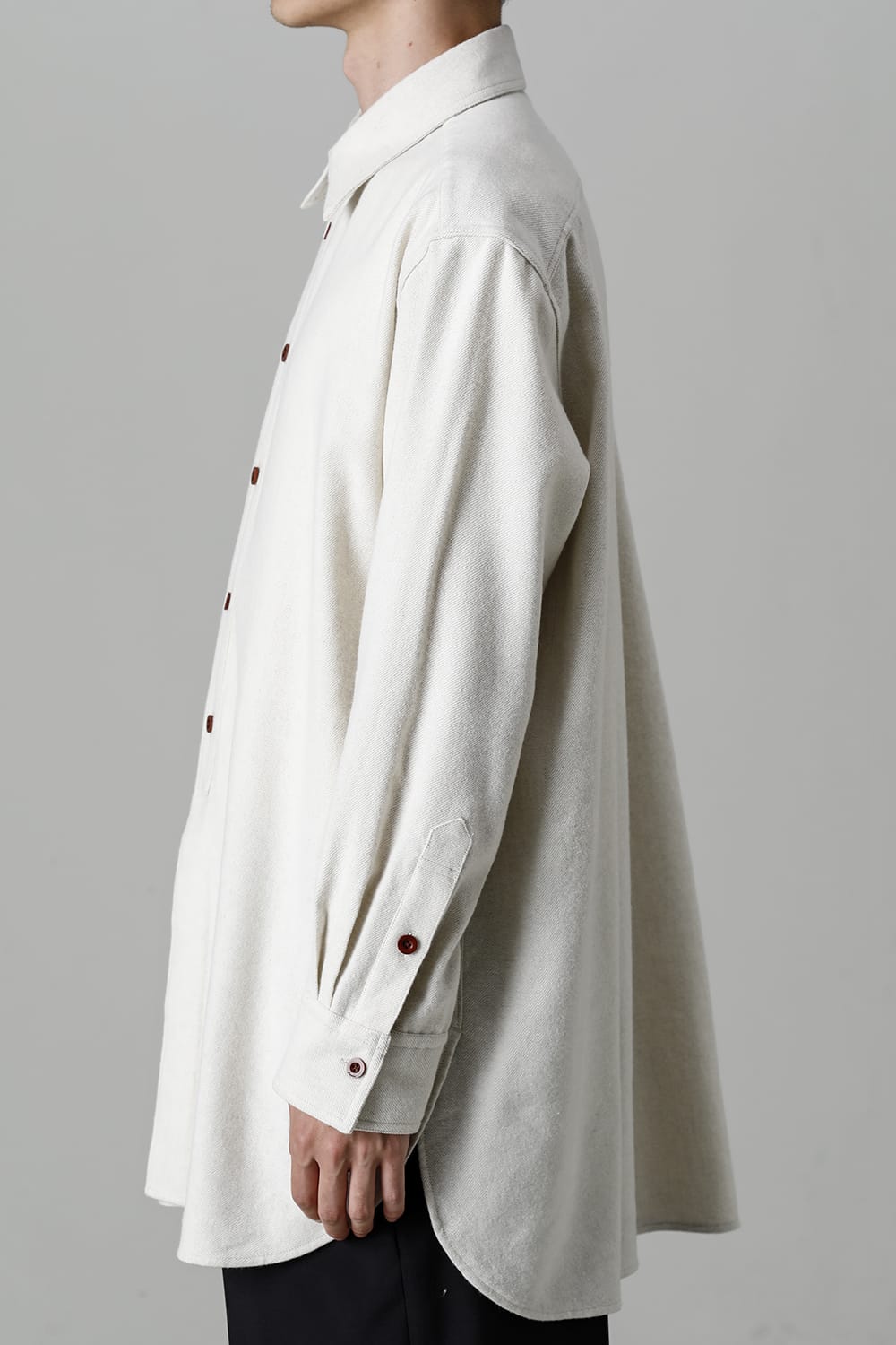 Middle Length Shirt Ivory