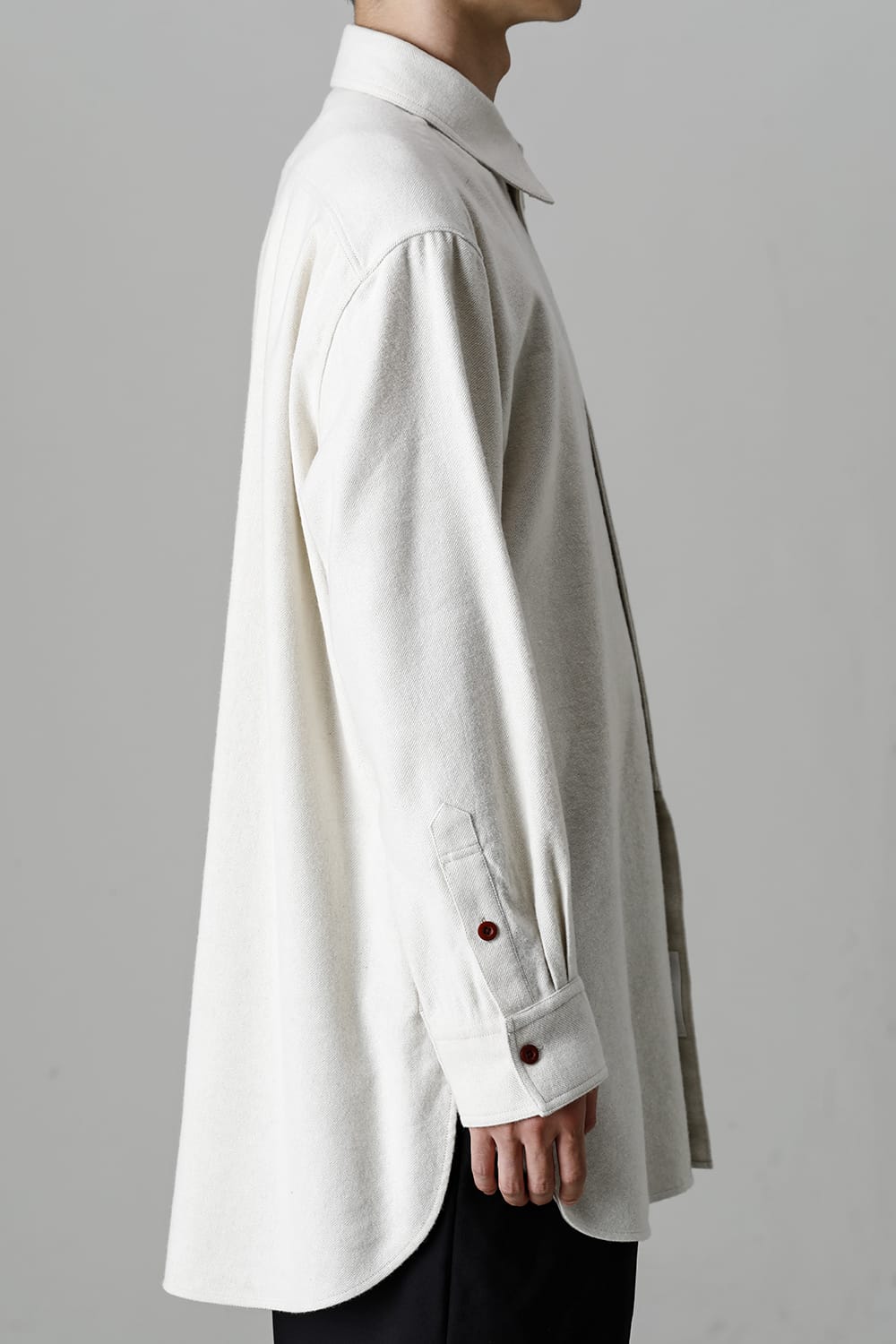 Middle Length Shirt Ivory