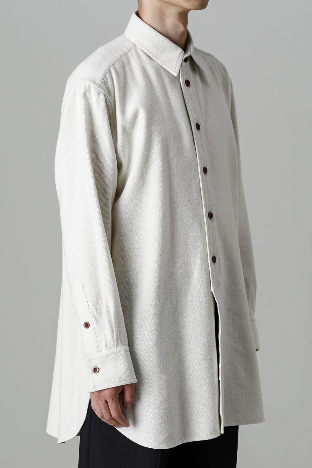 Middle Length Shirt Ivory