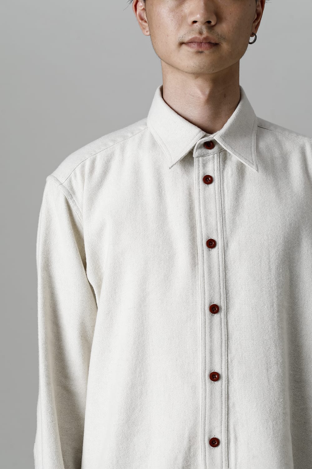 Middle Length Shirt Ivory