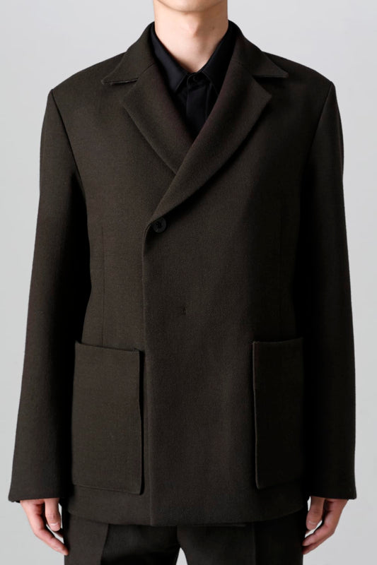 ダブル ブレステッド ジャケットコート