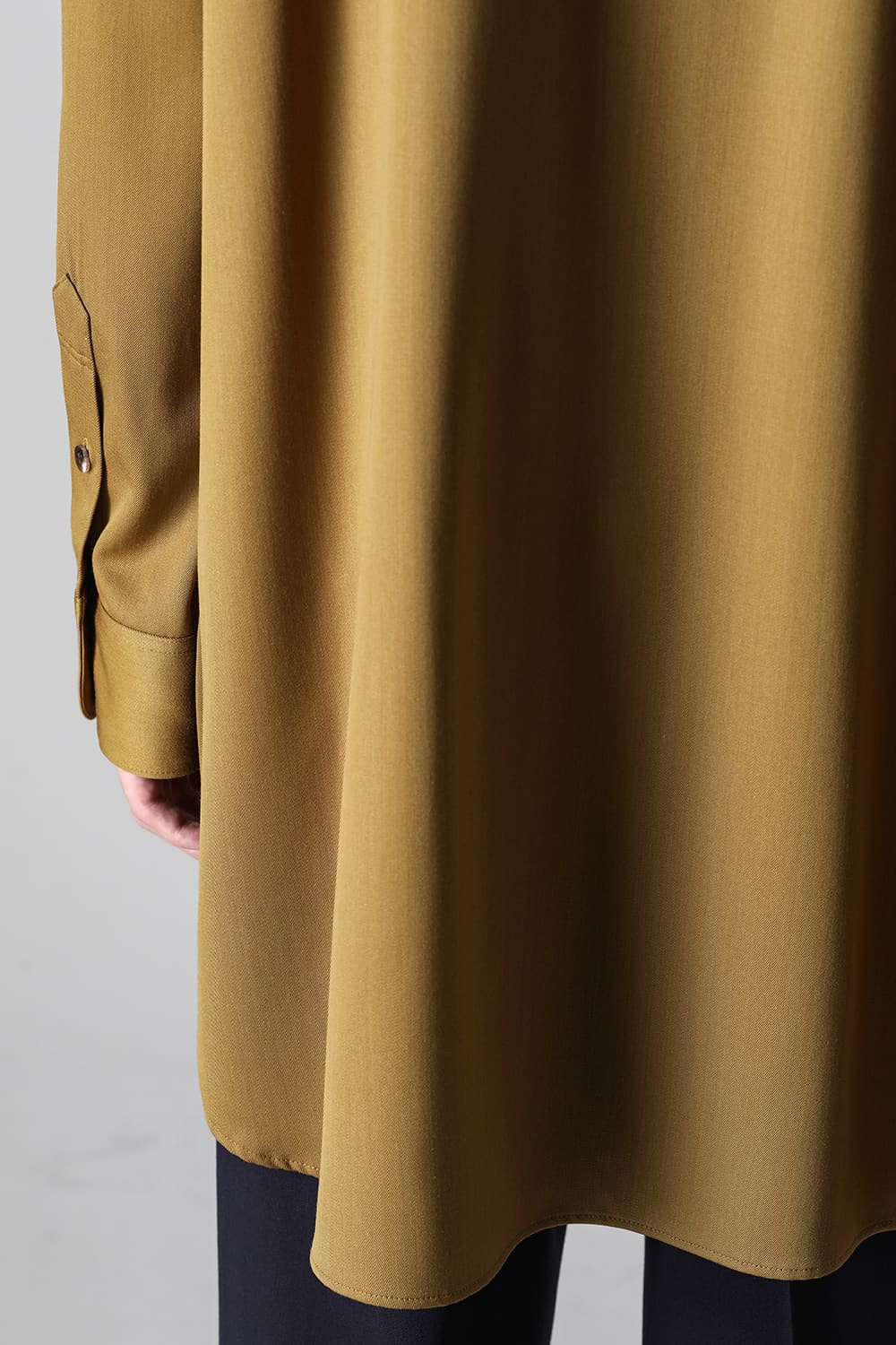 Middle Length Shirt Mustard