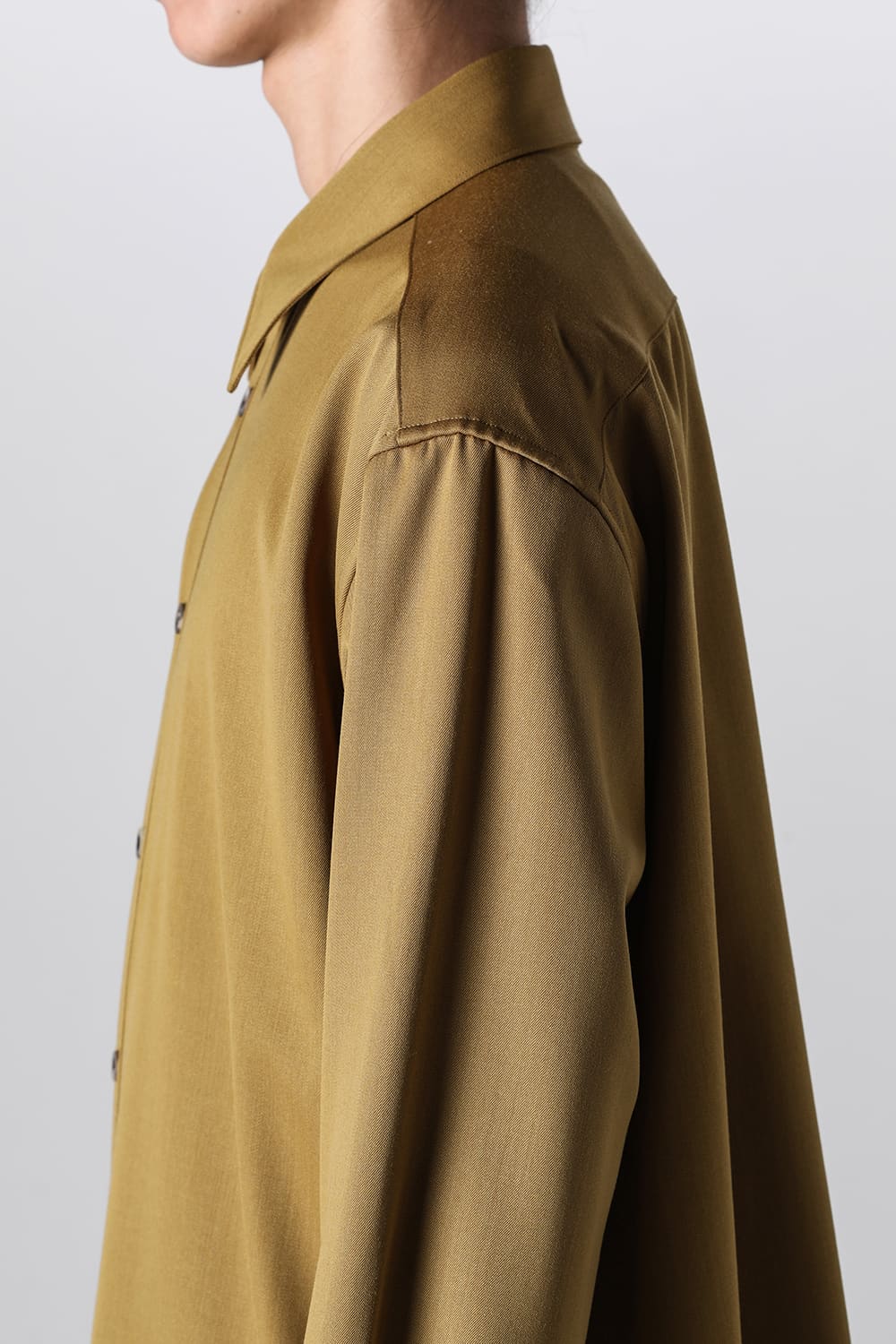 Middle Length Shirt Mustard