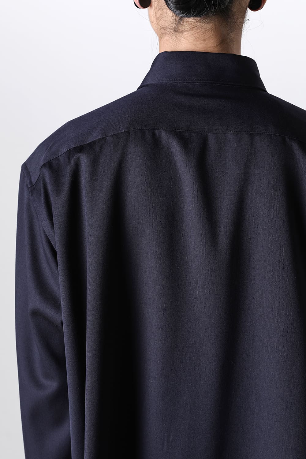 Middle Length Shirt Navy