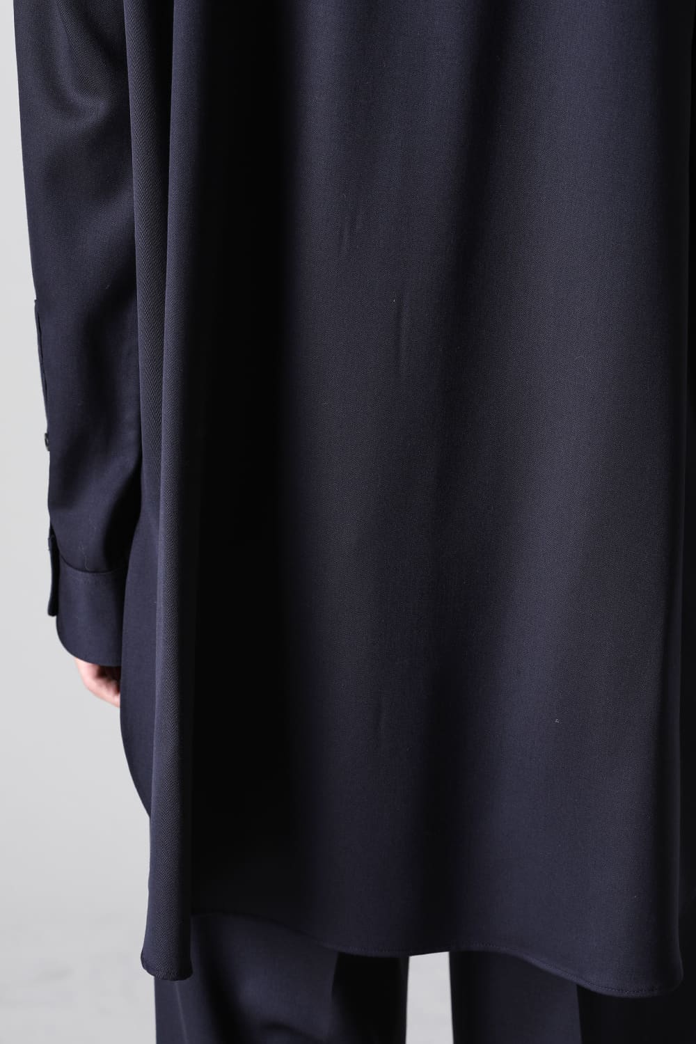 Middle Length Shirt Navy