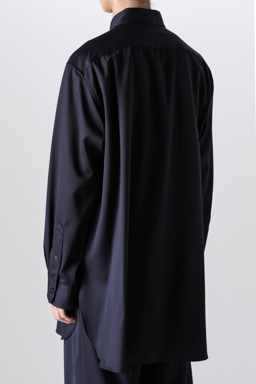 Middle Length Shirt Navy