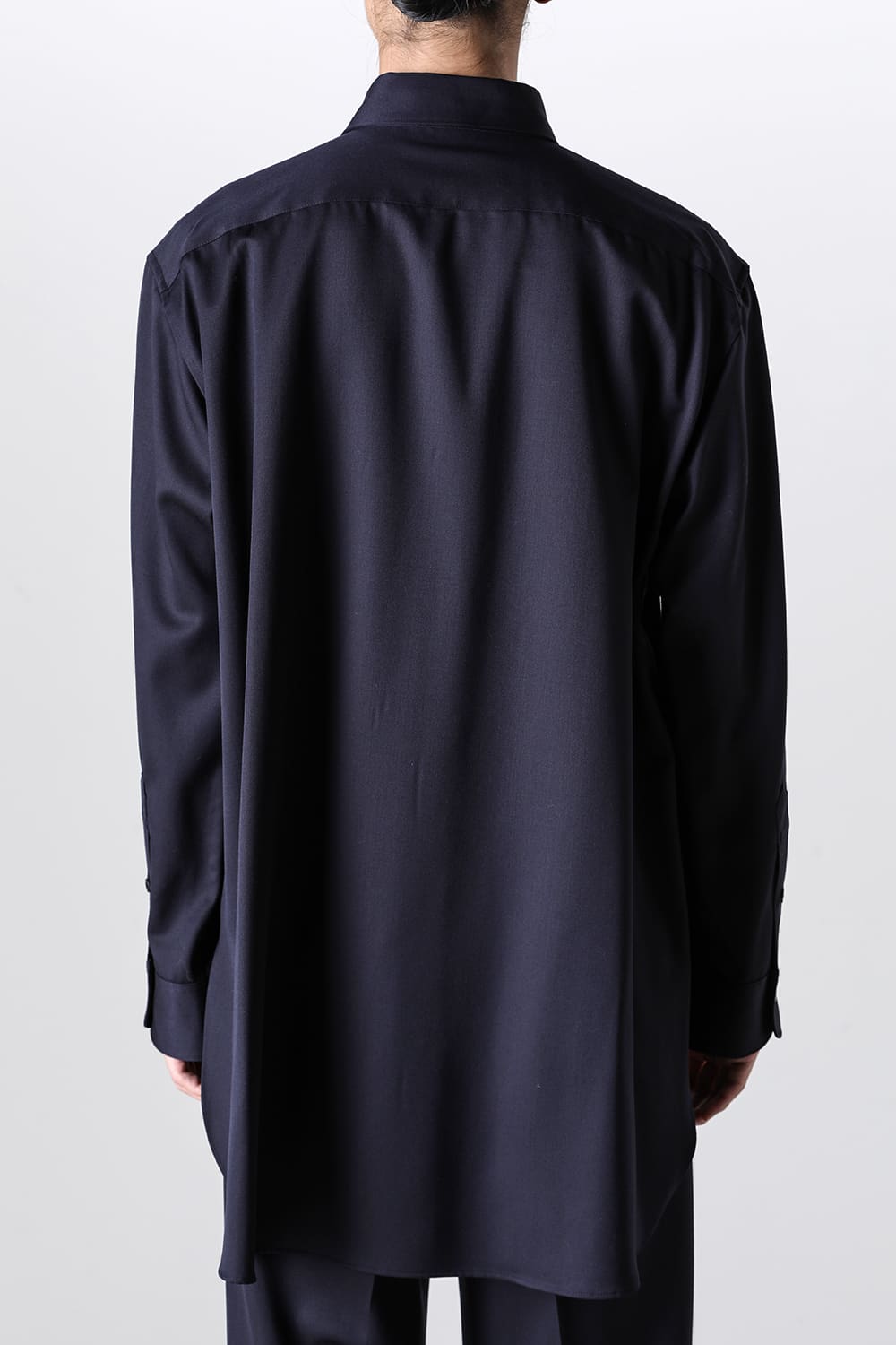 Middle Length Shirt Navy