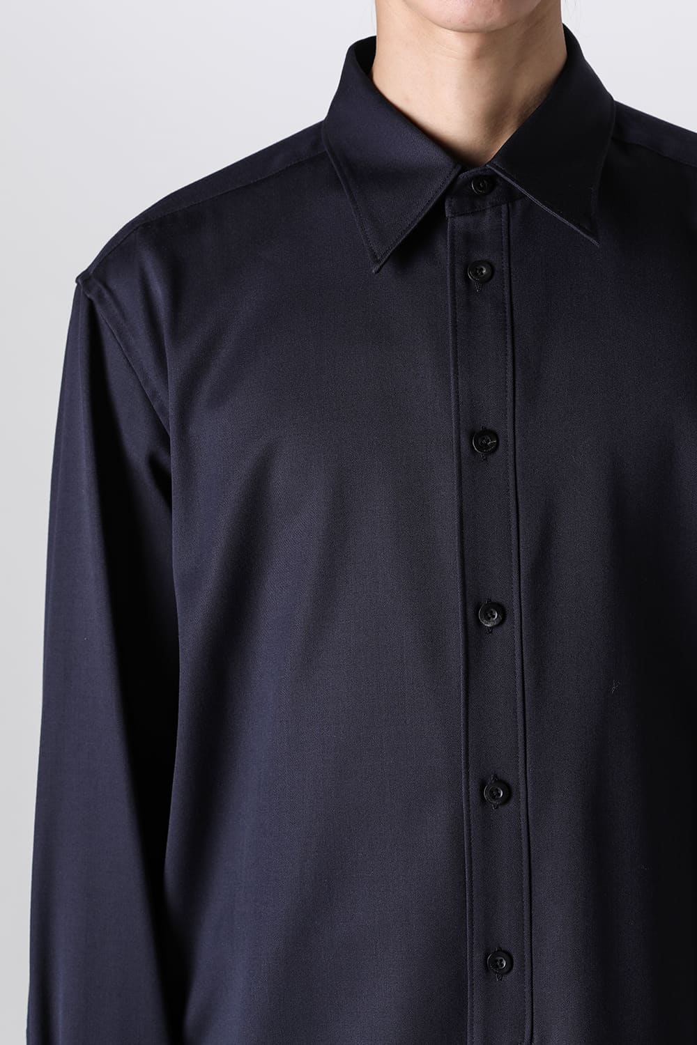 Middle Length Shirt Navy
