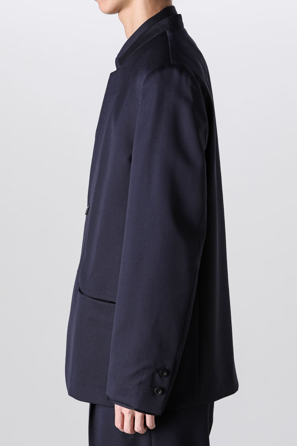 Lapel Less Cutting Jacket