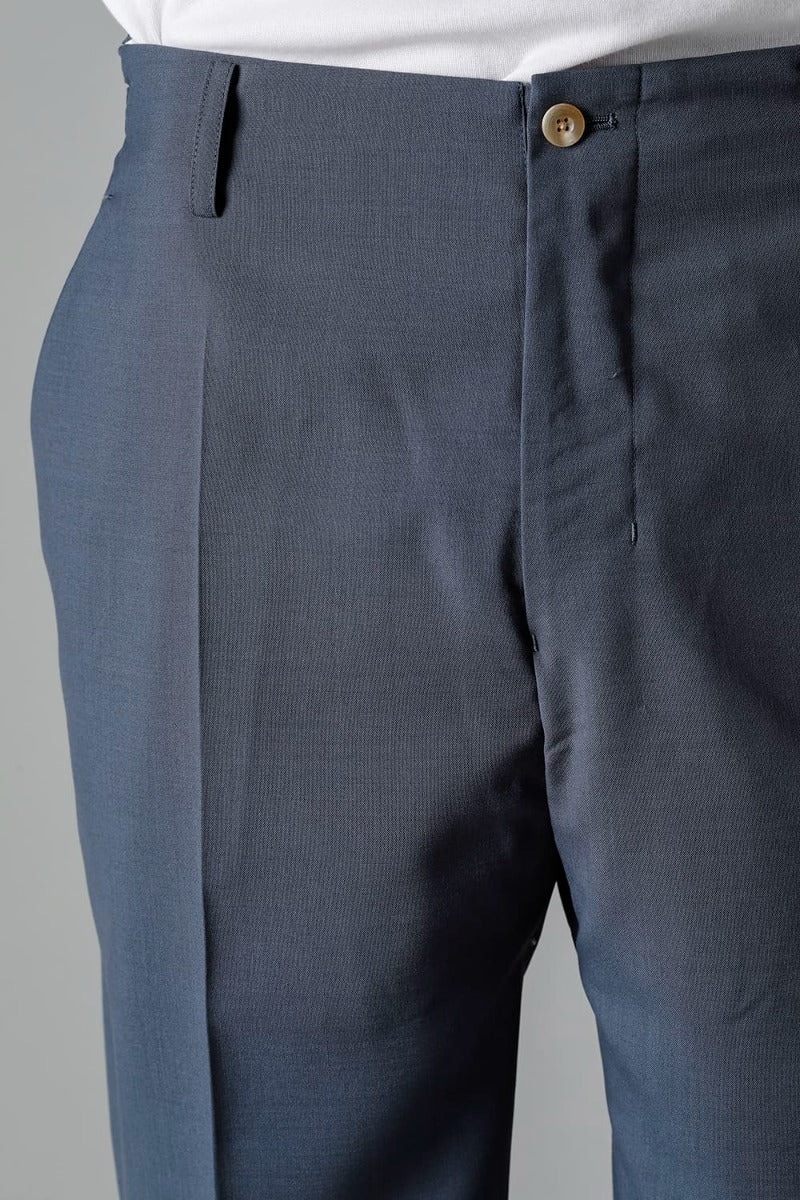 No Tuck Straight Pants （polyester wool）