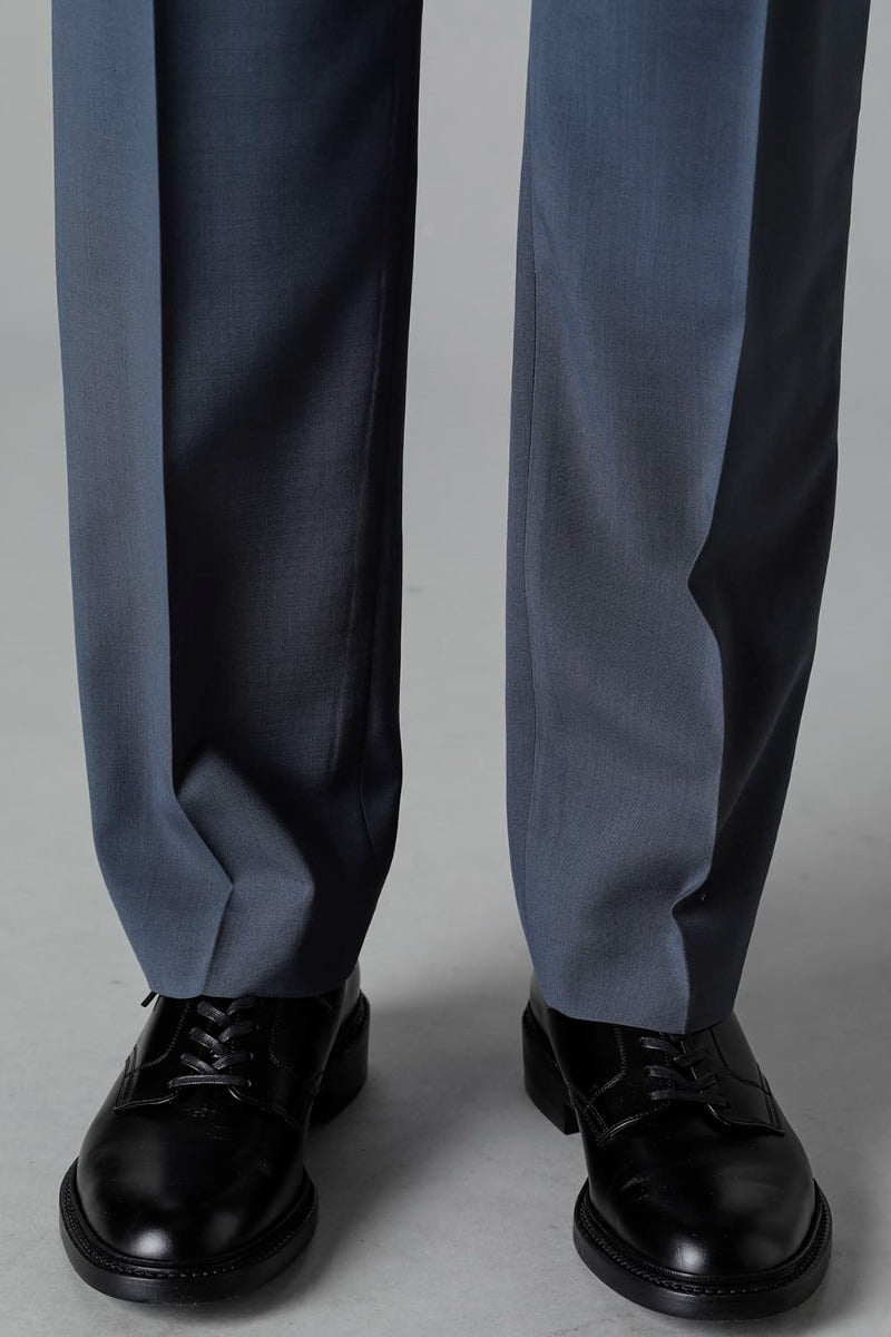 No Tuck Straight Pants （polyester wool）