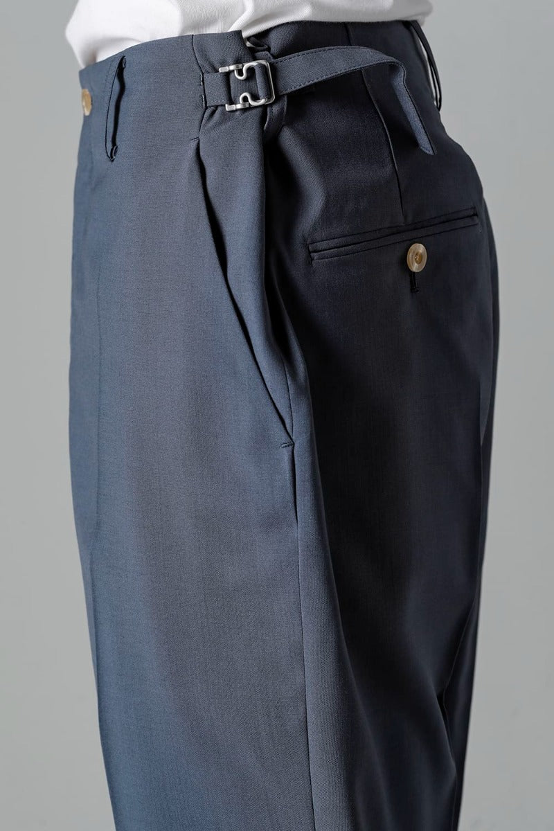 No Tuck Straight Pants （polyester wool）