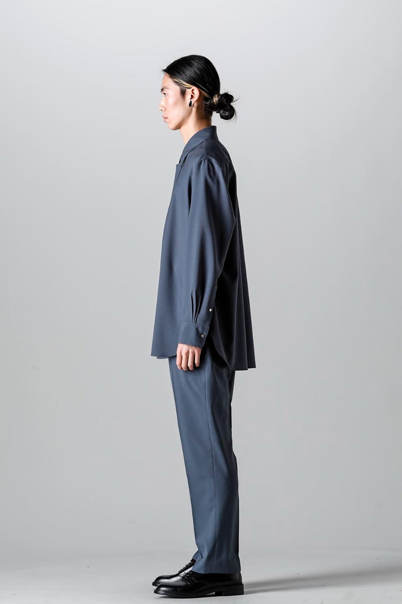 No Tuck Straight Pants （polyester wool）