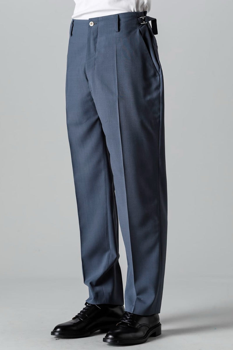No Tuck Straight Pants （polyester wool）