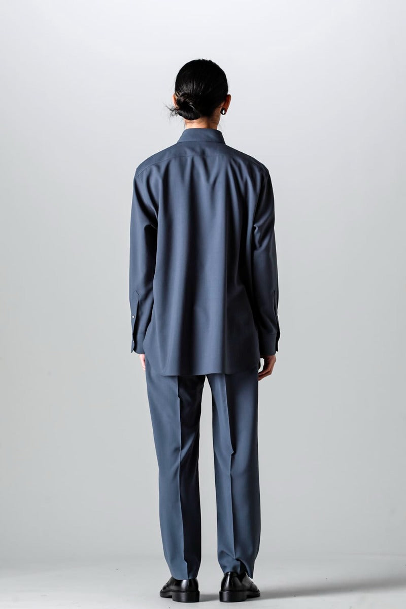 No Tuck Straight Pants （polyester wool）