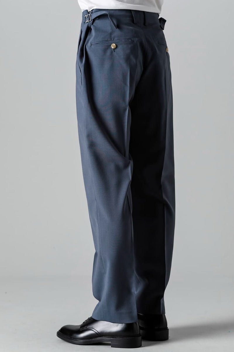 No Tuck Straight Pants （polyester wool）