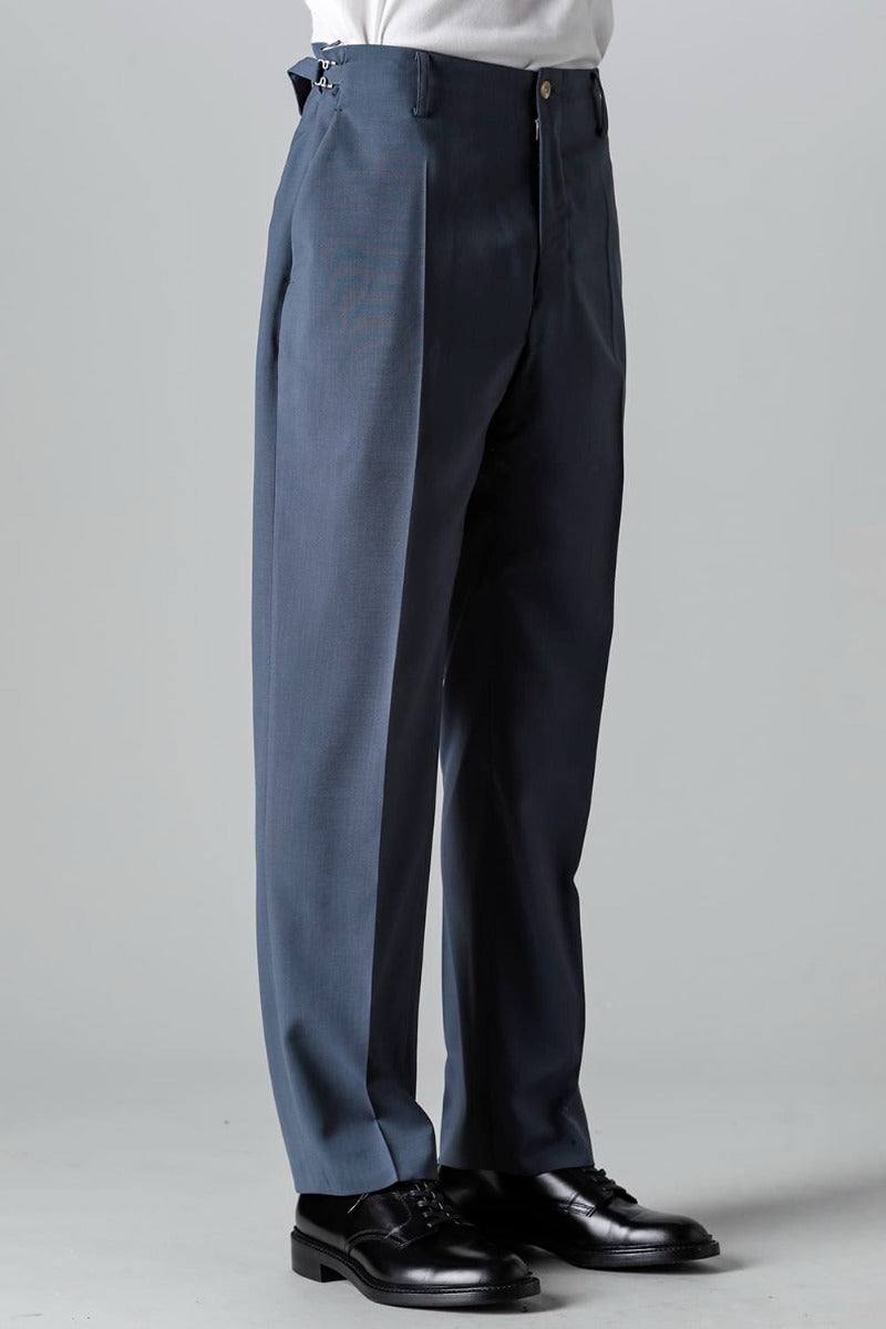 No Tuck Straight Pants （polyester wool）