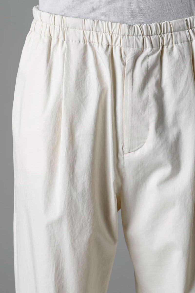 Semi Flared Relaxed Pants Ivory