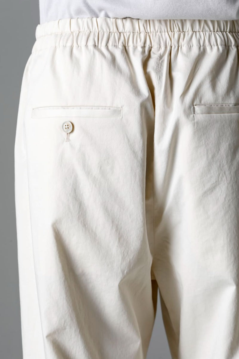 Semi Flared Relaxed Pants Ivory