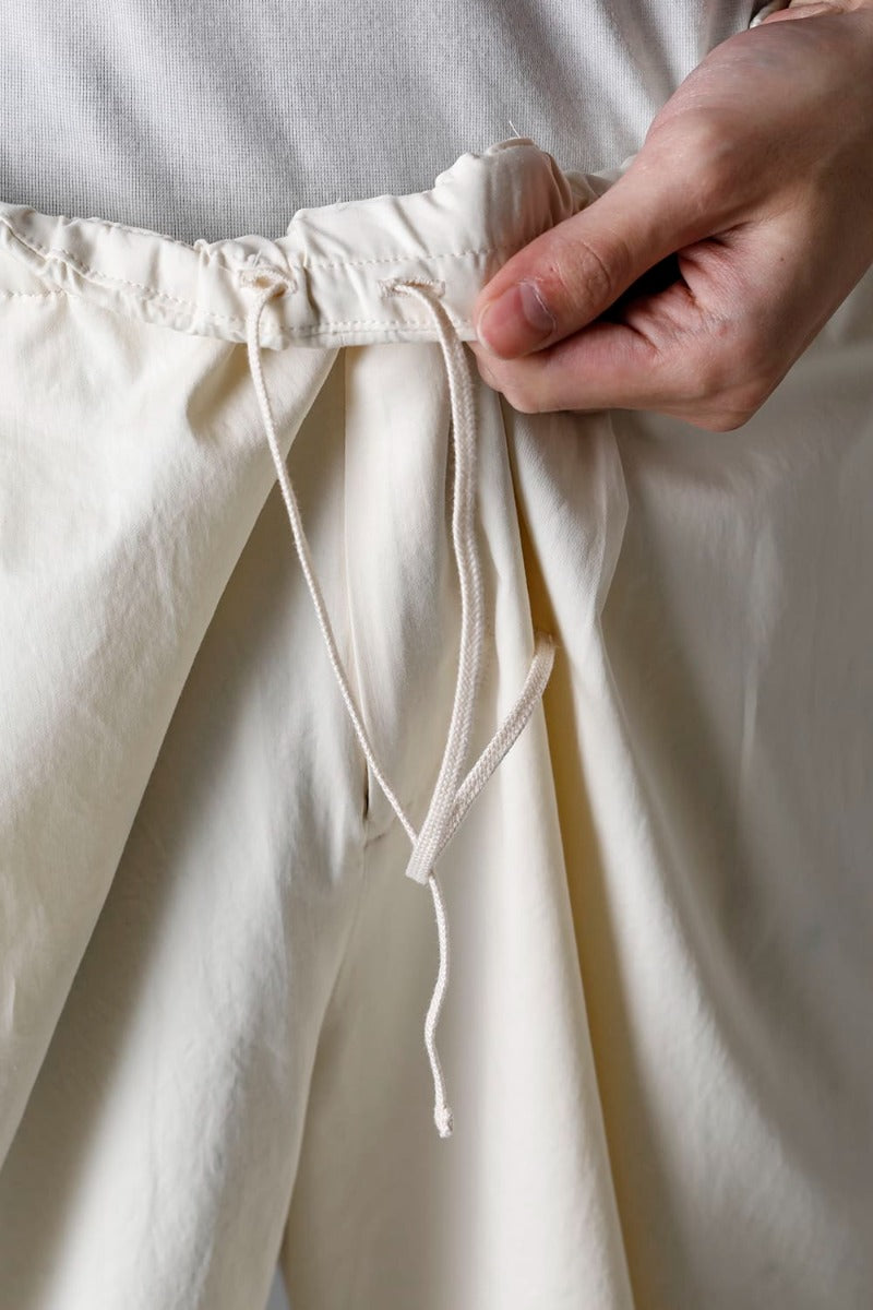 Semi Flared Relaxed Pants Ivory